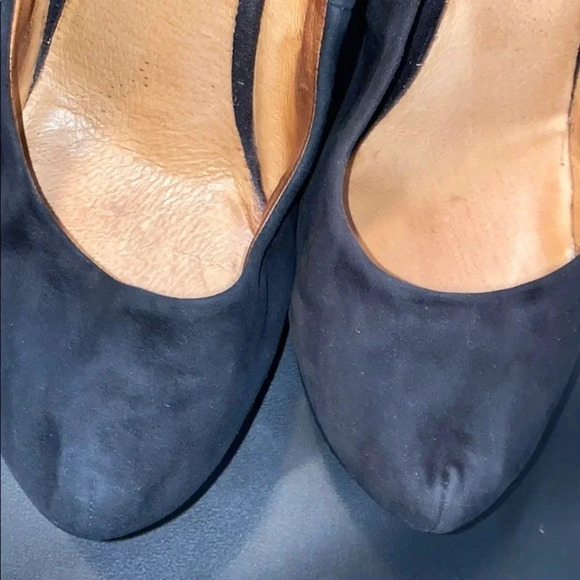 Aldo black suede platform wedge - Picture 3 of 9